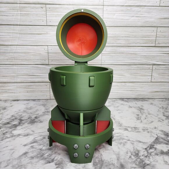 Fallout Mini Nuke Container 3D Printed Prop Container Planter Fat Man Ammo - Picture 4 of 9